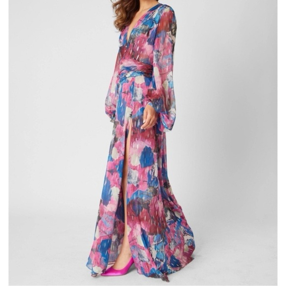 ADRIENNE LANDAU
Women's High-Slit Deep-V-Neck Gown Size - 16 - Picture 9 of 12